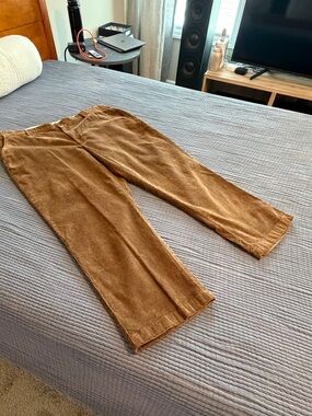 L.L. Bean Deep Brown Corduroy Trousers
